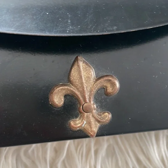 Black small medium metal hanging classroom Suggestion box mail box storage box - Picture 6 of 17